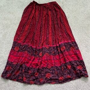 Carole Little Maxi Red Skirt
